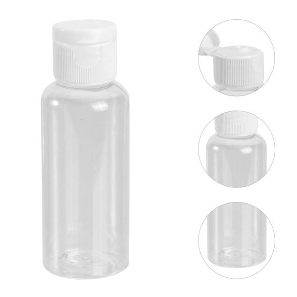 storage bottles & jars 10pcs 50ml empty sample bottle container jar pot vial with lid perfect for emollient water shower emulsion (caps 
storage bottles & jars 10pcs 50ml empty sample bottle container jar pot vial with lid perfect for emollient water shower emulsion (caps