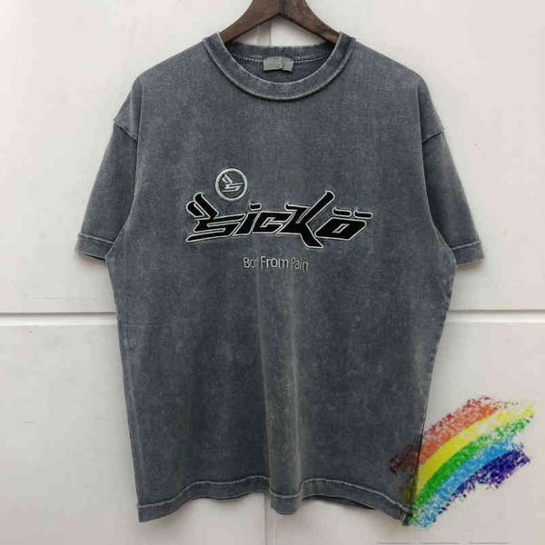 embroidery sicko t shirt men women quality nice wed heavy fabric summer style tee, White;black
embroidery sicko t shirt men women quality nice wed heavy fabric summer style tee, White;black