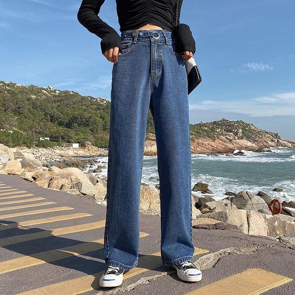 women's jeans guuzyuviz black straight women loose high waist woman pants casual denim buttons plus size trousers jean femme korean, Blue
women's jeans guuzyuviz black straight women loose high waist woman pants casual denim buttons plus size trousers jean femme korean, Blue
