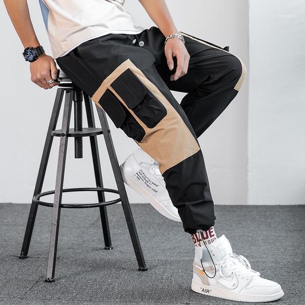 men's pants 2021 hip hop boy multi-pocket elastic waist design harem pant men streetwear punk casual trousers jogger male pant1, Black
men's pants 2021 hip hop boy multi-pocket elastic waist design harem pant men streetwear punk casual trousers jogger male pant1, Black