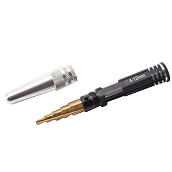 professional drill bits multi-stage titanium reamer hole puncher 4-12mm steel alloy reaming tool with cap for rc model airplane spare parts
professional drill bits multi-stage titanium reamer hole puncher 4-12mm steel alloy reaming tool with cap for rc model airplane spare parts