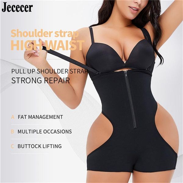 women bulifter body shapers thong bodysuit zipper hook tummy control waist trainer hip enhance slimming panties women's, Black;white
women bulifter body shapers thong bodysuit zipper hook tummy control waist trainer hip enhance slimming panties women's, Black;white