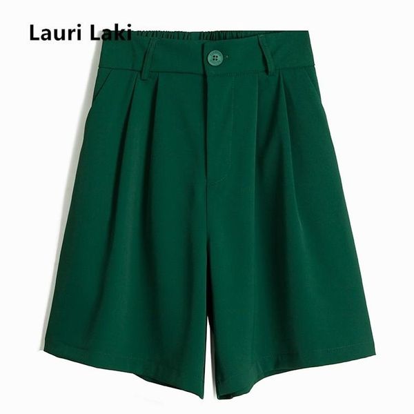 women's shorts lauri laki fashion knee-length women vintage elegant green high waist plus size summer 2021 black white, White;black
women's shorts lauri laki fashion knee-length women vintage elegant green high waist plus size summer 2021 black white, White;black