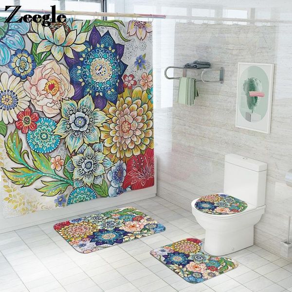 bath mats floral printing mat and shower curtain carpet absorbent toilet rug microfiber bathroom set anti-slip foot rugs
bath mats floral printing mat and shower curtain carpet absorbent toilet rug microfiber bathroom set anti-slip foot rugs