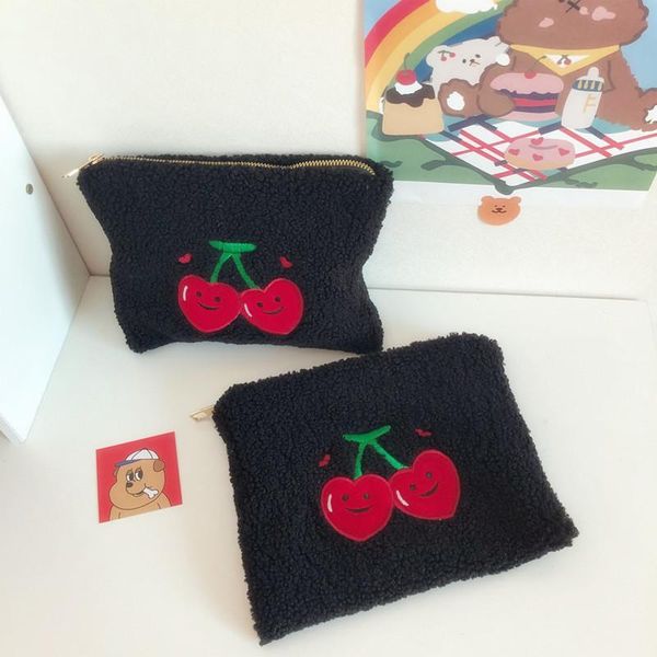 kawaii cherry makeup pouch women soft cute cosmetic toiletry organizer handbag 2021 fashion korean beauty necessaire bag bags & cases
kawaii cherry makeup pouch women soft cute cosmetic toiletry organizer handbag 2021 fashion korean beauty necessaire bag bags & cases