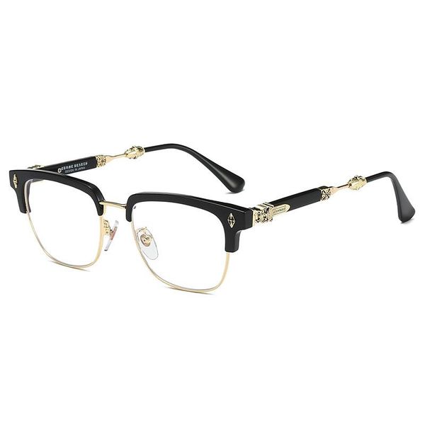 all titanium electroplated sheet chaokeluo myopic men's spectacle frame long face retro sword eyebrow wire fashion sunglasses frames, Black
all titanium electroplated sheet chaokeluo myopic men's spectacle frame long face retro sword eyebrow wire fashion sunglasses frames, Black