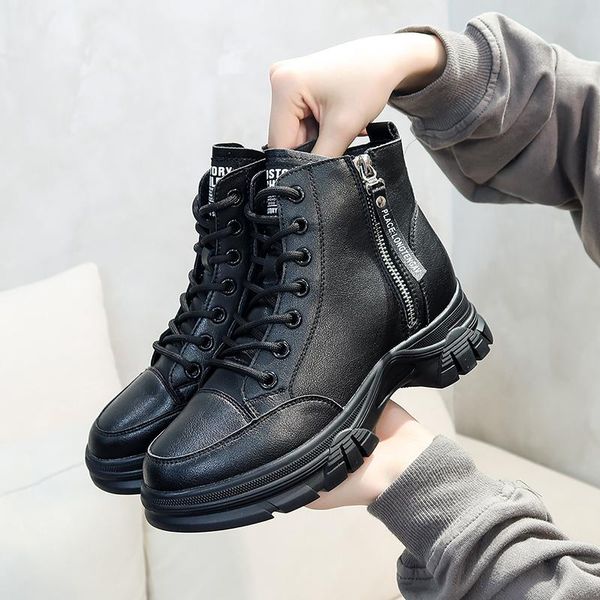 boots women's winter platform round toe buckle high heel fashion plus size, Black
boots women's winter platform round toe buckle high heel fashion plus size, Black