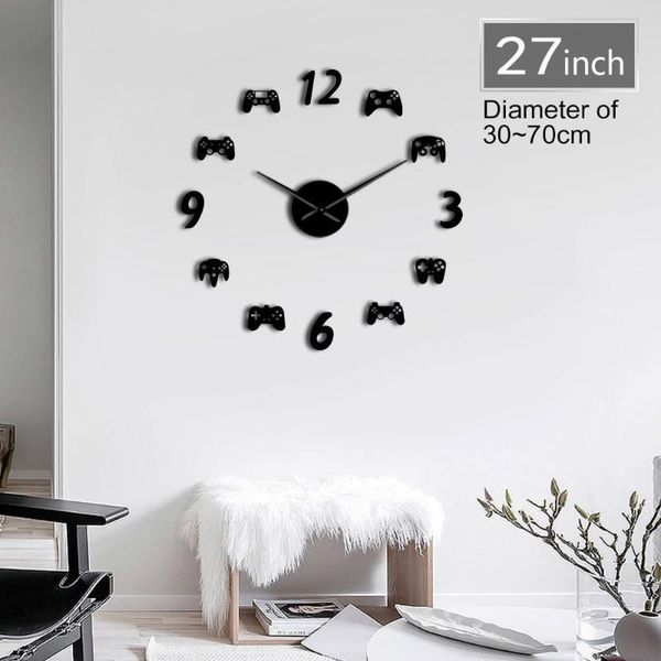 wall clocks gamepad diy clock modern design video game controllers giant 3d mirror effect decor sticker huge watch
wall clocks gamepad diy clock modern design video game controllers giant 3d mirror effect decor sticker huge watch