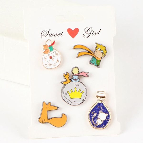 pins, brooches backpack brooch personality pin jewelry the little prince cute cartoon enamel pins for clothes, Gray
pins, brooches backpack brooch personality pin jewelry the little prince cute cartoon enamel pins for clothes, Gray