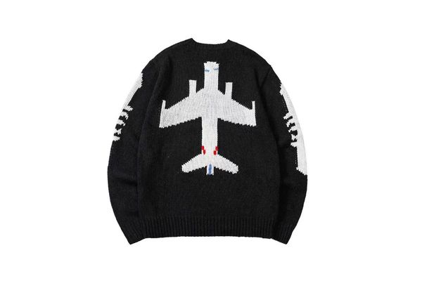 men's sweaters sk841 fashion 2021 runway luxury european design party style clothing, White;black
men's sweaters sk841 fashion 2021 runway luxury european design party style clothing, White;black