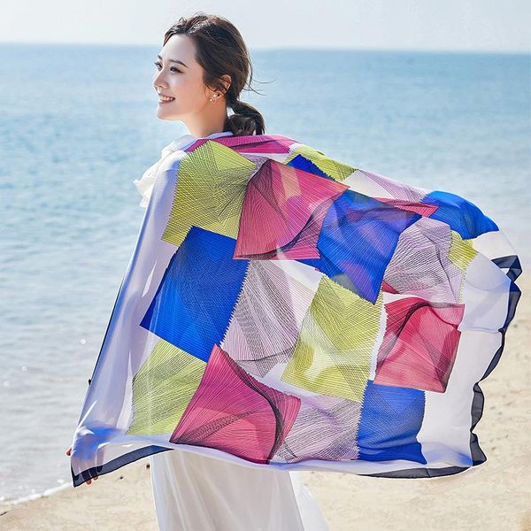scarves 2021 age season long emulation silk scarf shawl is prevented bask in beach towel towels printed 2401, Blue;gray
scarves 2021 age season long emulation silk scarf shawl is prevented bask in beach towel towels printed 2401, Blue;gray
