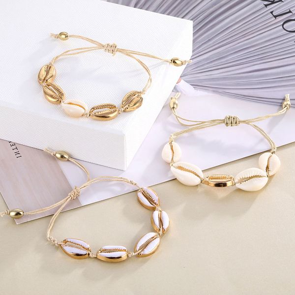 iparam bohemen vintage shell touw ketting armband vrouwen strand zee enkelband sieraden party gift groothandel, Golden;silver
iparam bohemen vintage shell touw ketting armband vrouwen strand zee enkelband sieraden party gift groothandel, Golden;silver