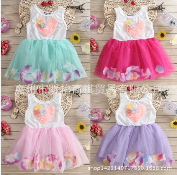 cute love flower sleeveless baby girls dress cotton lace princess dress infant girl first birthday party dresses kids clothes, Red;yellow
cute love flower sleeveless baby girls dress cotton lace princess dress infant girl first birthday party dresses kids clothes, Red;yellow