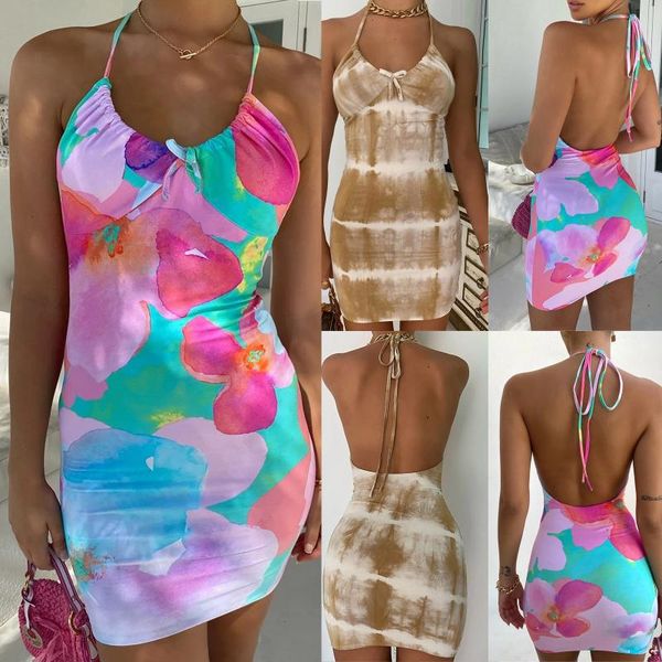 casual dresses 2021 tie dye print backless bodycon dress up halter sleeveless short women summer party beach streetwear, Black;gray
casual dresses 2021 tie dye print backless bodycon dress up halter sleeveless short women summer party beach streetwear, Black;gray