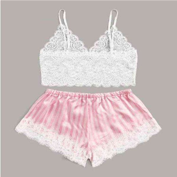 customized production of suspenders two-piece women summer cute suit pajamas temptation and fun underwear 211203, Black;white
customized production of suspenders two-piece women summer cute suit pajamas temptation and fun underwear 211203, Black;white