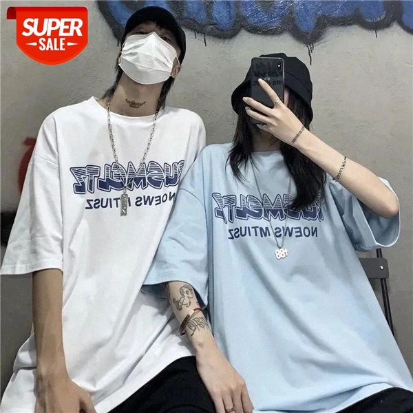 roora different couple t-shirt net red new korean trend short-sleeved women #ut7n, White
roora different couple t-shirt net red new korean trend short-sleeved women #ut7n, White