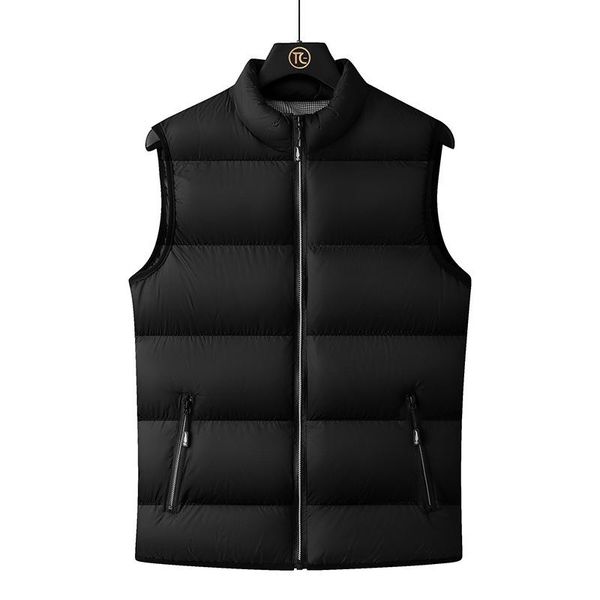 men's vests men's winter vest men sleeveless down jackets male casual waistcoat plus size veste homme slim fit solid zipper coat, Black;white
men's vests men's winter vest men sleeveless down jackets male casual waistcoat plus size veste homme slim fit solid zipper coat, Black;white