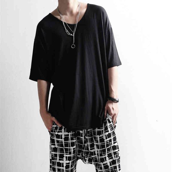 men's korean will see loose half-sleeve jacket with low-sleeve vest short-sleeve fashion t-casual hip-hop mark ha 8zfn, White;black
men's korean will see loose half-sleeve jacket with low-sleeve vest short-sleeve fashion t-casual hip-hop mark ha 8zfn, White;black