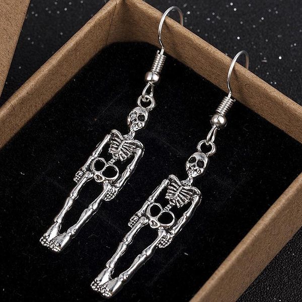 dangle & chandelier halloween vintage skeleton skull earrings for women jewelry party gifts aretes de mujer modernos, Silver
dangle & chandelier halloween vintage skeleton skull earrings for women jewelry party gifts aretes de mujer modernos, Silver