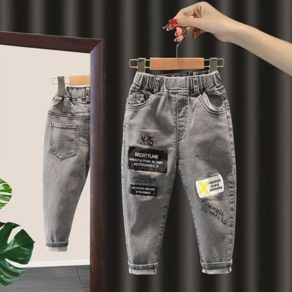 boys denim jeans pants spring and autumn kids for girls letter printing size: 90 130, Blue
boys denim jeans pants spring and autumn kids for girls letter printing size: 90 130, Blue