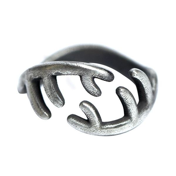 cluster rings bem hi ben men's women's antlers ring 925 sterling silver original design hand made, Golden;silver
cluster rings bem hi ben men's women's antlers ring 925 sterling silver original design hand made, Golden;silver