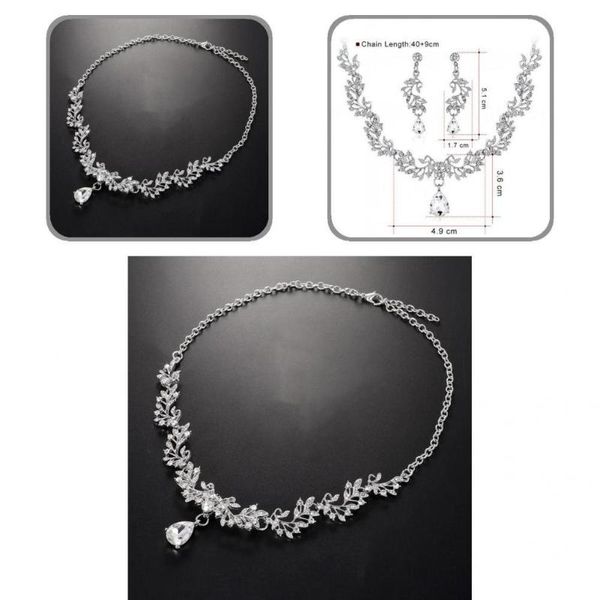 earrings & necklace jewelry stud lady fine workmanship trendy lightweight extension chain, Silver
earrings & necklace jewelry stud lady fine workmanship trendy lightweight extension chain, Silver