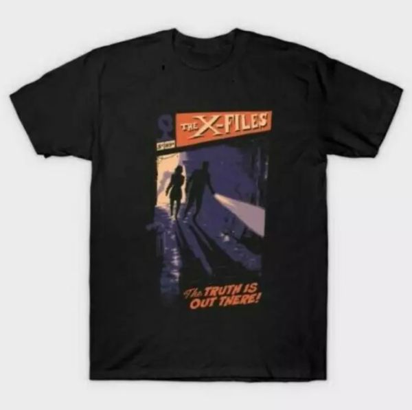 The X-files The Truth Is Out There Fox Mulder And Dana Scully Black T-shirt S6XL, White;black
The X-files The Truth Is Out There Fox Mulder And Dana Scully Black T-shirt S6XL, White;black