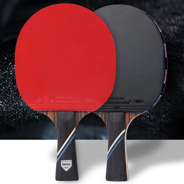 table tennis raquets 1 pair professional 6-stars 7 layers wood bat racket long short handle pong pimples in for beginner
table tennis raquets 1 pair professional 6-stars 7 layers wood bat racket long short handle pong pimples in for beginner