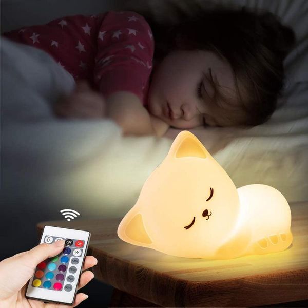 night lights cute kitty kids light cat led pat sleeping lamp birthday gifts room decor bedroom decorations for baby girls boys children
night lights cute kitty kids light cat led pat sleeping lamp birthday gifts room decor bedroom decorations for baby girls boys children