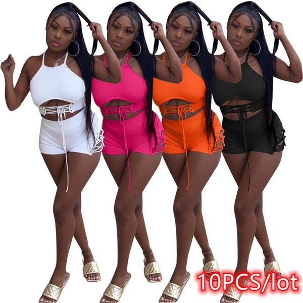 women's tracksuits 10pcs women two piece set backless halter crop matching bandage shorts nightclub outfits bulk item in wholesale lots, Gray
women's tracksuits 10pcs women two piece set backless halter crop matching bandage shorts nightclub outfits bulk item in wholesale lots, Gray