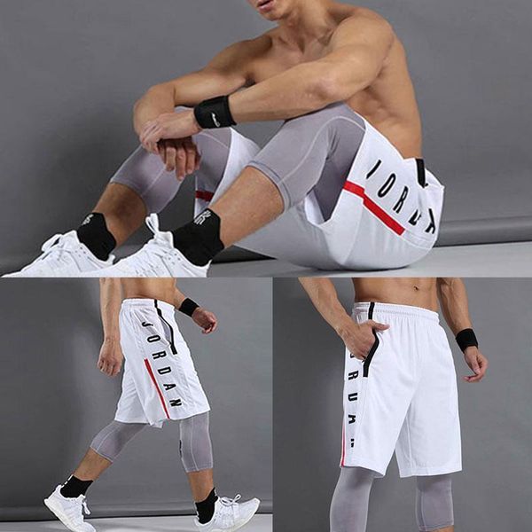 men's shorts verão novo masculino esportes calças de basquete letras impressas secagem rápida solto calções desporto treino, White;black
men's shorts verão novo masculino esportes calças de basquete letras impressas secagem rápida solto calções desporto treino, White;black