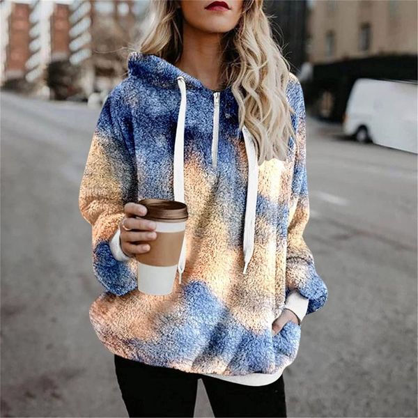 women's hoodies & sweatshirts polerones fleece long sleeve hooded pullover sweatshirt autumn winter warm zipper pocket coat female, Black
women's hoodies & sweatshirts polerones fleece long sleeve hooded pullover sweatshirt autumn winter warm zipper pocket coat female, Black