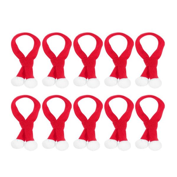 dog apparel 10 pcs mini christmas scarf pet for cat and wine bottle gift decoration party favor supplies
dog apparel 10 pcs mini christmas scarf pet for cat and wine bottle gift decoration party favor supplies