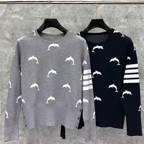 men's sweaters 2021 fashion brand men women slim fit o-neck pullovers clothing striped wool dolphin pattern winter casual coat, White;black
men's sweaters 2021 fashion brand men women slim fit o-neck pullovers clothing striped wool dolphin pattern winter casual coat, White;black