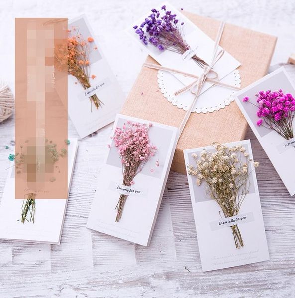 greeting cards 5pcs gift card dried flowers+papercard folding type gypsophila wedding christmas birthday party blessing supplie
greeting cards 5pcs gift card dried flowers+papercard folding type gypsophila wedding christmas birthday party blessing supplie