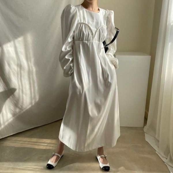 casual dresses elegant flods dress women's spring 2021 round neck loose long puff sleeve solid color mid-calf female ft926, Black;gray
casual dresses elegant flods dress women's spring 2021 round neck loose long puff sleeve solid color mid-calf female ft926, Black;gray