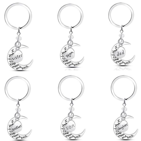 fashion lettering key rings mom dad son daugther family heart moon alloy i love you silver keychain jewelry gift, Slivery;golden
fashion lettering key rings mom dad son daugther family heart moon alloy i love you silver keychain jewelry gift, Slivery;golden