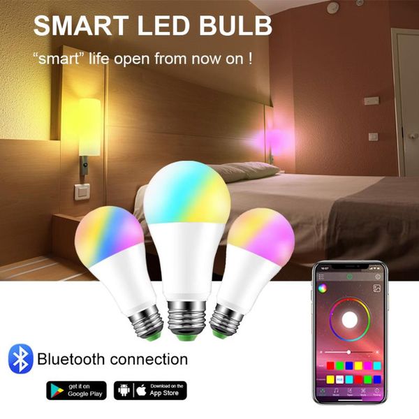 bulbs wireless bluetooth smart lighting lamp 15w ac 110v 220v led magic rgbw home rgb light bulb e27 b22 color change dimmable
bulbs wireless bluetooth smart lighting lamp 15w ac 110v 220v led magic rgbw home rgb light bulb e27 b22 color change dimmable