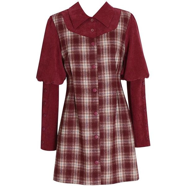 winter a-line elegant ukraine pastel trendy vestido festa splicing lattice red dress women vacation party mini robe casual dresses, Black;gray
winter a-line elegant ukraine pastel trendy vestido festa splicing lattice red dress women vacation party mini robe casual dresses, Black;gray