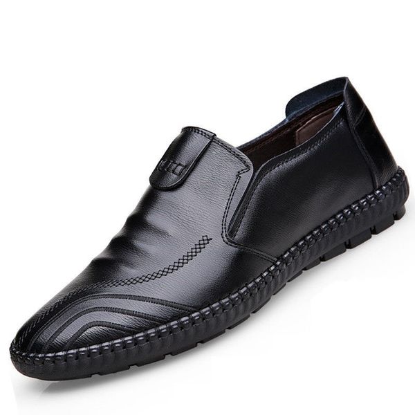 2022 spring autumn new casual fashion leather casual shoes slip on comfortable outdoor leather shoes male flat chic mens shoes, Black
2022 spring autumn new casual fashion leather casual shoes slip on comfortable outdoor leather shoes male flat chic mens shoes, Black