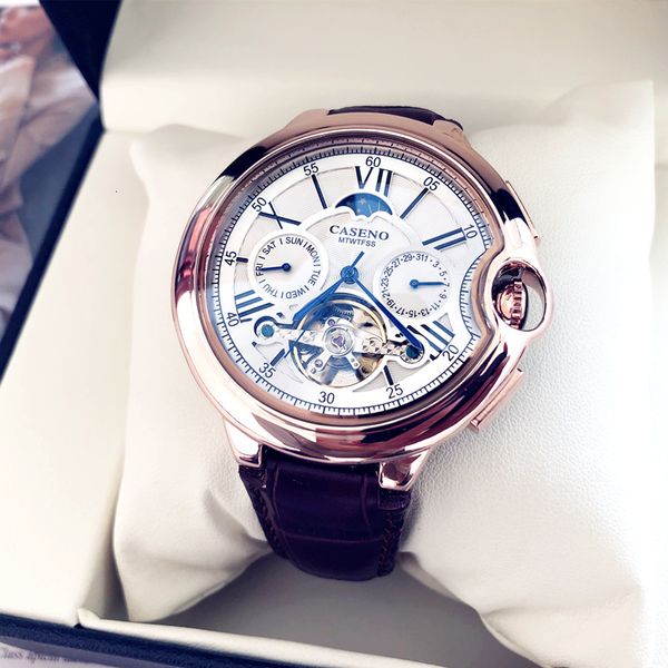 make watches men luxury car-t casual leather band automatic billboard mechanical erkek kol saati 2021, Slivery;brown
make watches men luxury car-t casual leather band automatic billboard mechanical erkek kol saati 2021, Slivery;brown