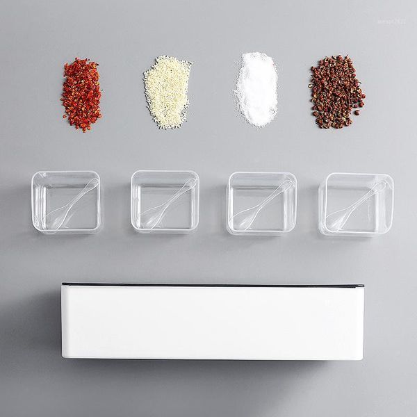 storage bottles & jars kitchen condiment box wall hanging drawer salt sugar flavoring monosodium glutamate four in one
storage bottles & jars kitchen condiment box wall hanging drawer salt sugar flavoring monosodium glutamate four in one
