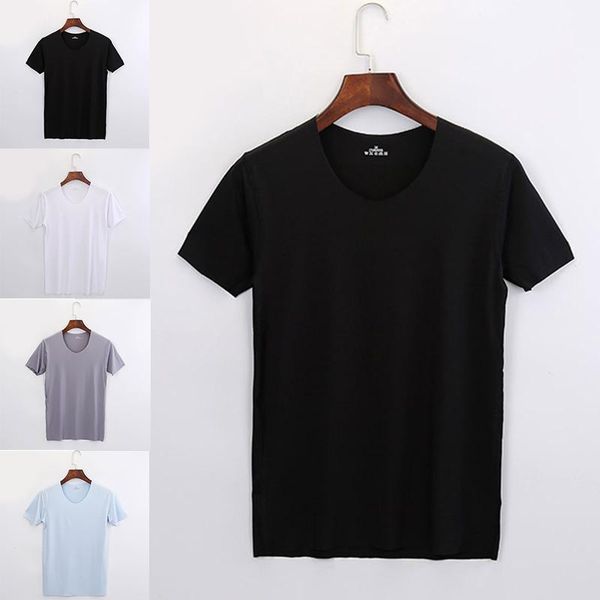 men's t-shirts summer t-shirt short sleeve cool quick dry breathable ice silk seamless casual solid color elastic tee shirts, White;black
men's t-shirts summer t-shirt short sleeve cool quick dry breathable ice silk seamless casual solid color elastic tee shirts, White;black