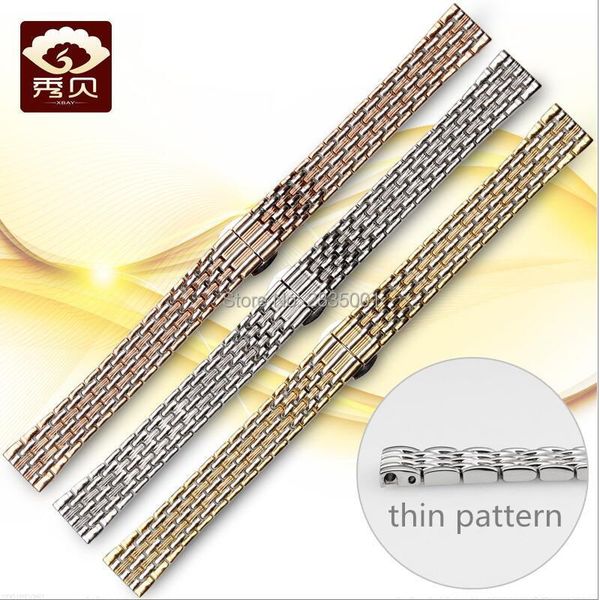 watch bands common used stainless steel solid watchband silver gold bracelet with deployment buckle 12/14/16/18/20/22mm lady women stock, Black;brown
watch bands common used stainless steel solid watchband silver gold bracelet with deployment buckle 12/14/16/18/20/22mm lady women stock, Black;brown
