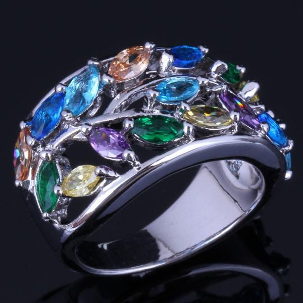 cluster rings divine tree multigem multicolor brown cubic zirconia silver plated ring v1061, Golden;silver
cluster rings divine tree multigem multicolor brown cubic zirconia silver plated ring v1061, Golden;silver