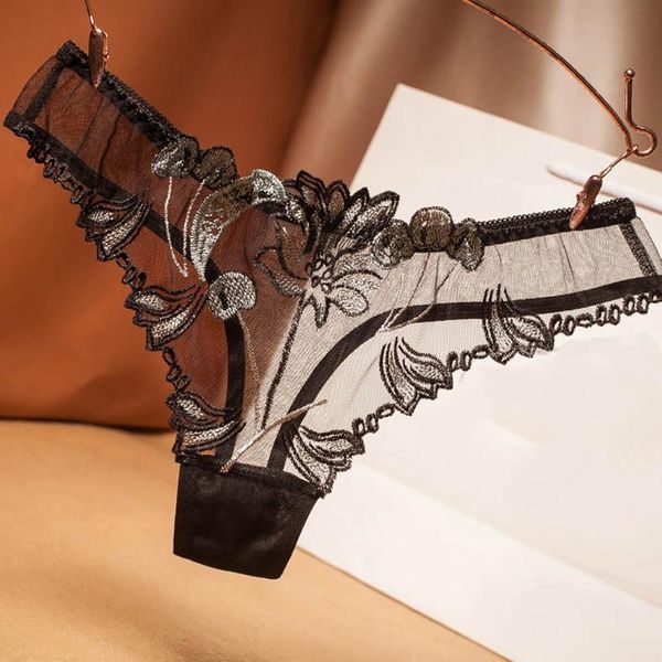 women's panties lace embroidered women hollow transparent thong mesh yarn cotton panty low waist underwear t-pants g-string thongs, Black;pink
women's panties lace embroidered women hollow transparent thong mesh yarn cotton panty low waist underwear t-pants g-string thongs, Black;pink
