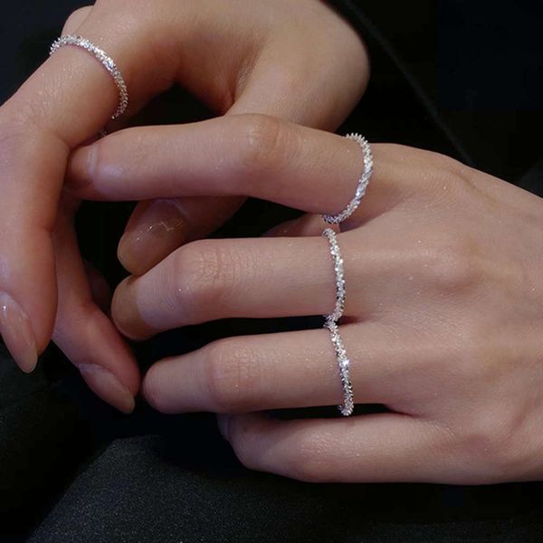 925 sparkling ring, sier, luxurious and exquisite ring, Silver 
925 sparkling ring, sier, luxurious and exquisite ring, Silver