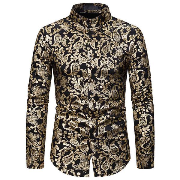 men's casual shirts with long sleeves fitting fashion patterns paisley standard singer stage night party ball sier shirt, White;black
men's casual shirts with long sleeves fitting fashion patterns paisley standard singer stage night party ball sier shirt, White;black