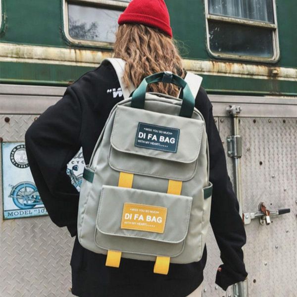 simple wild women backpack school bag nylon multi-pocket zipper backpacks for teenage girls casual fashion bags
simple wild women backpack school bag nylon multi-pocket zipper backpacks for teenage girls casual fashion bags