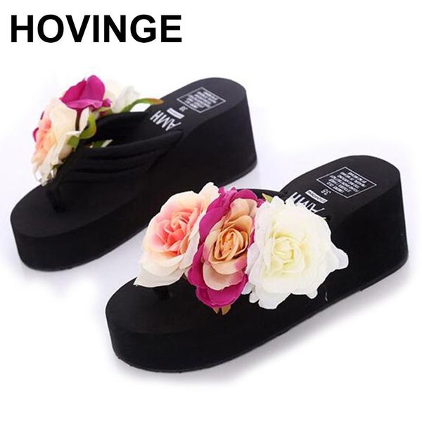 summer woman shoes platform bath slippers wedge beach flip flops high heel for women handmade flowers ladies, Black
summer woman shoes platform bath slippers wedge beach flip flops high heel for women handmade flowers ladies, Black
